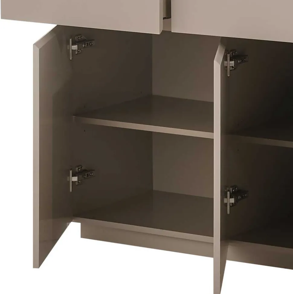 200x86x40 Sideboard Anrichte in Taupe & Akazie - Anja