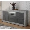 184x86x43 Sideboard in Grau zweifarbig - Faith