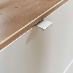 240x77x44 Sideboard in Graugrün und Wildeiche - Yoan