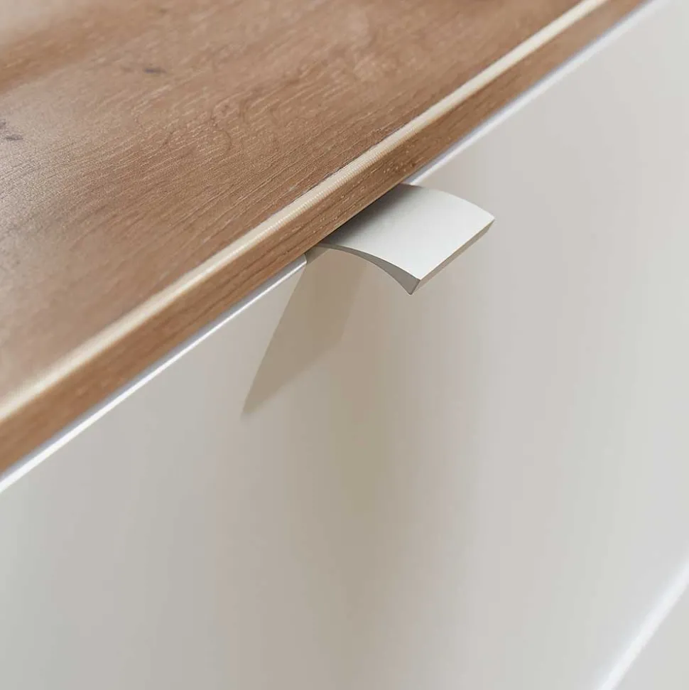 240x77x44 Sideboard in Graugrün und Wildeiche - Yoan