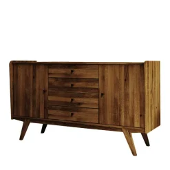 160x90x50 Sideboard in Nussbaumfarben lackiert - Nadelle