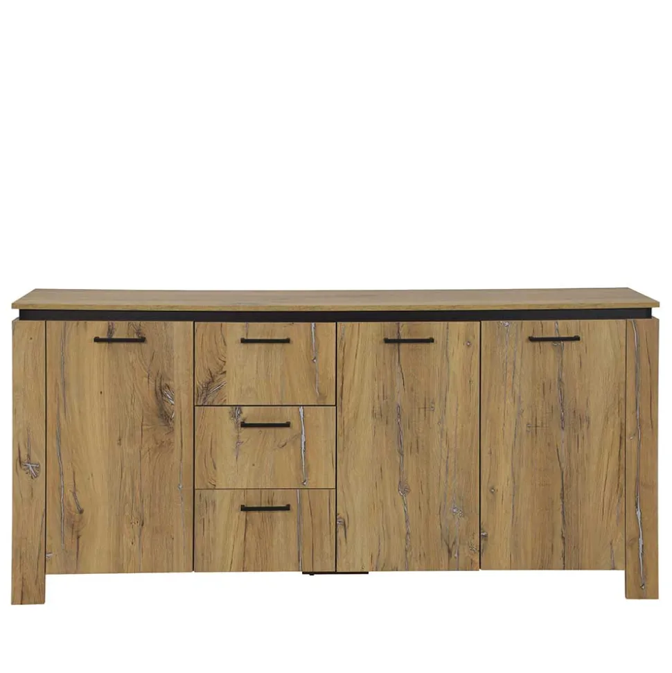 180x86x38 Sideboard in Zinneiche Optik - Traudarian