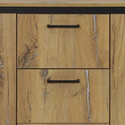180x86x38 Sideboard in Zinneiche Optik - Traudarian
