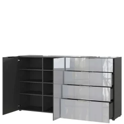 184x102x42 Sideboard mit Glasfront - Ruudy