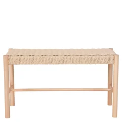 80x45x35 Sitzbank aus Kordel Geflecht - Vanadrino