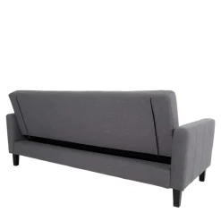 204x81x85 3-Sitzer Schlafsofa in Grau - Industry