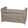 90x51x45 Sitztruhe aus Rattan Geflecht - Oleda