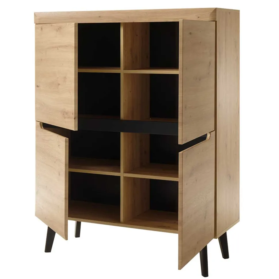 107x134x40 Skandi Highboard 4-türig - Olcian