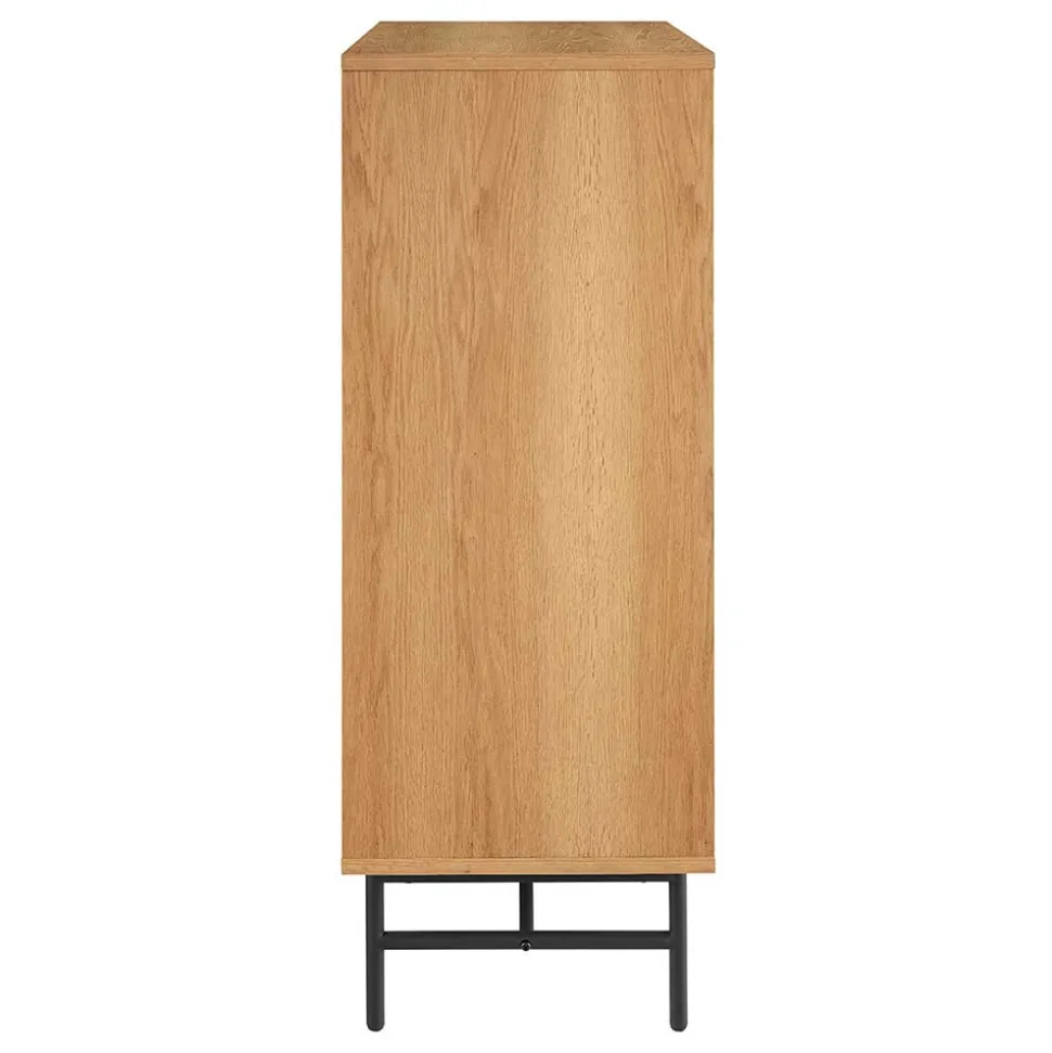 80x113x40 Skandi Hochkommode in Eiche - Piassona