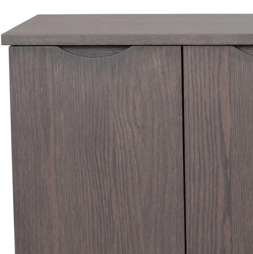 150x85x40 Skandi Sideboard in Eiche Dunkelbraun - Lomarios