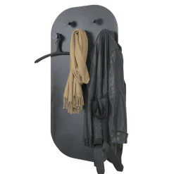 55x115x7 Stahl Wandgarderobe in Oval - Duckey