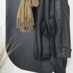 55x115x7 Stahl Wandgarderobe in Oval - Duckey