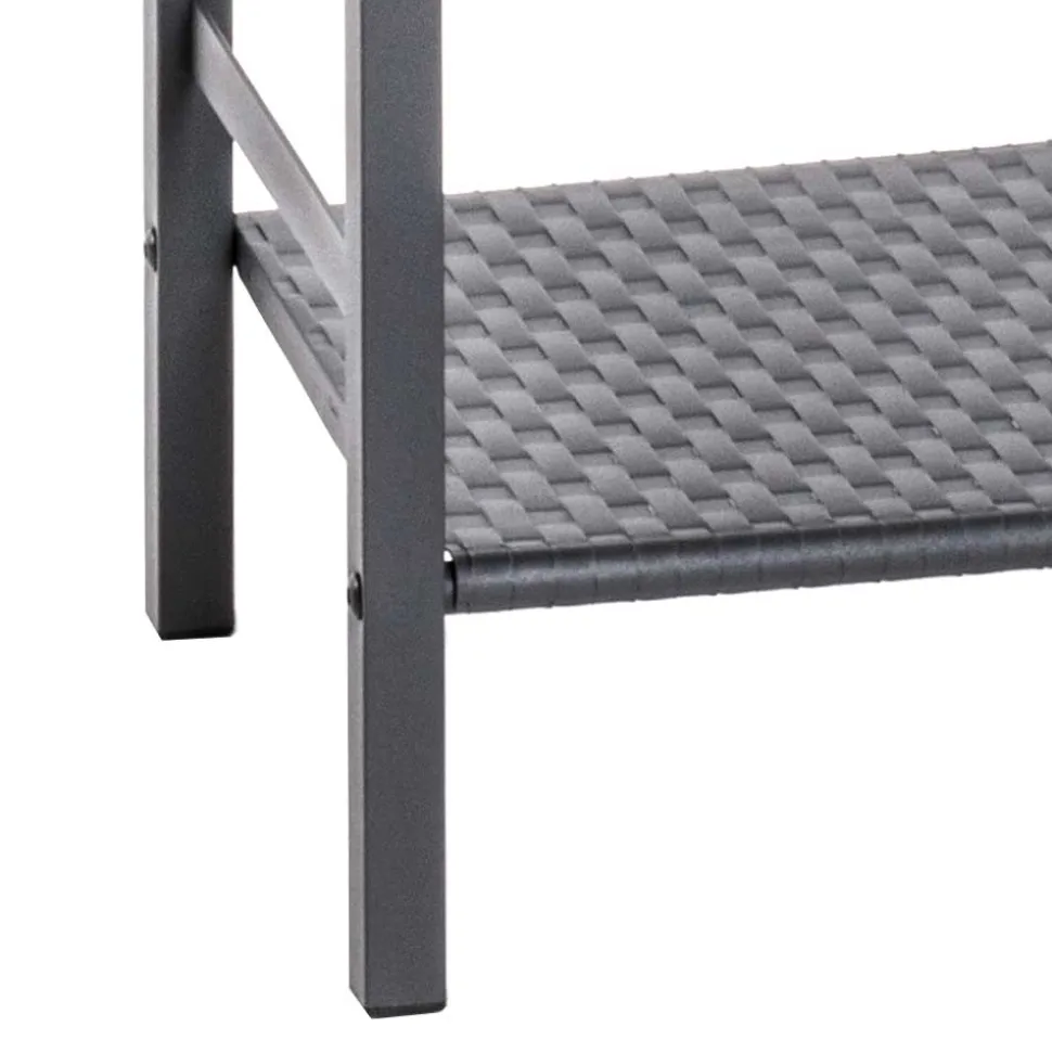 40x137x28 Stahlregal in Grau pulverbeschichtet - Nadiola