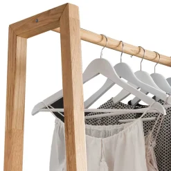 85x190x60 Standgarderobe mit zwei Schubladen - Rouge