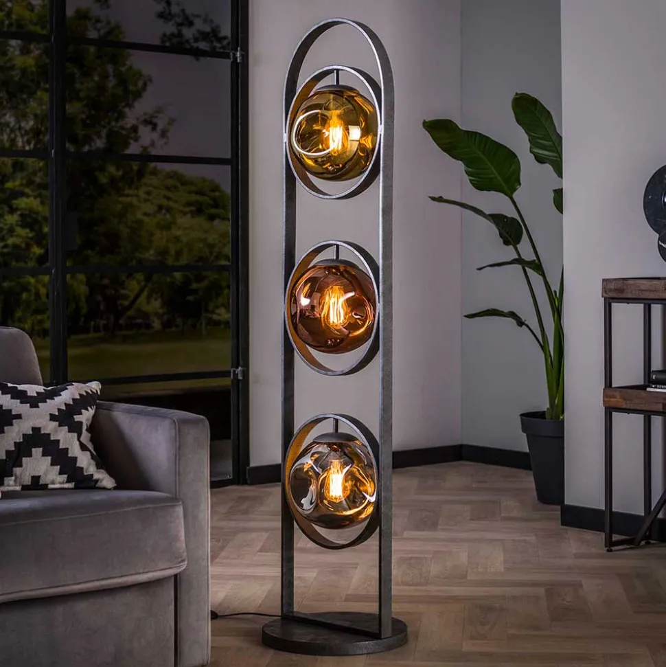 37x160x37 Standleuchte aus Glas mehrfarbig - Tedoria