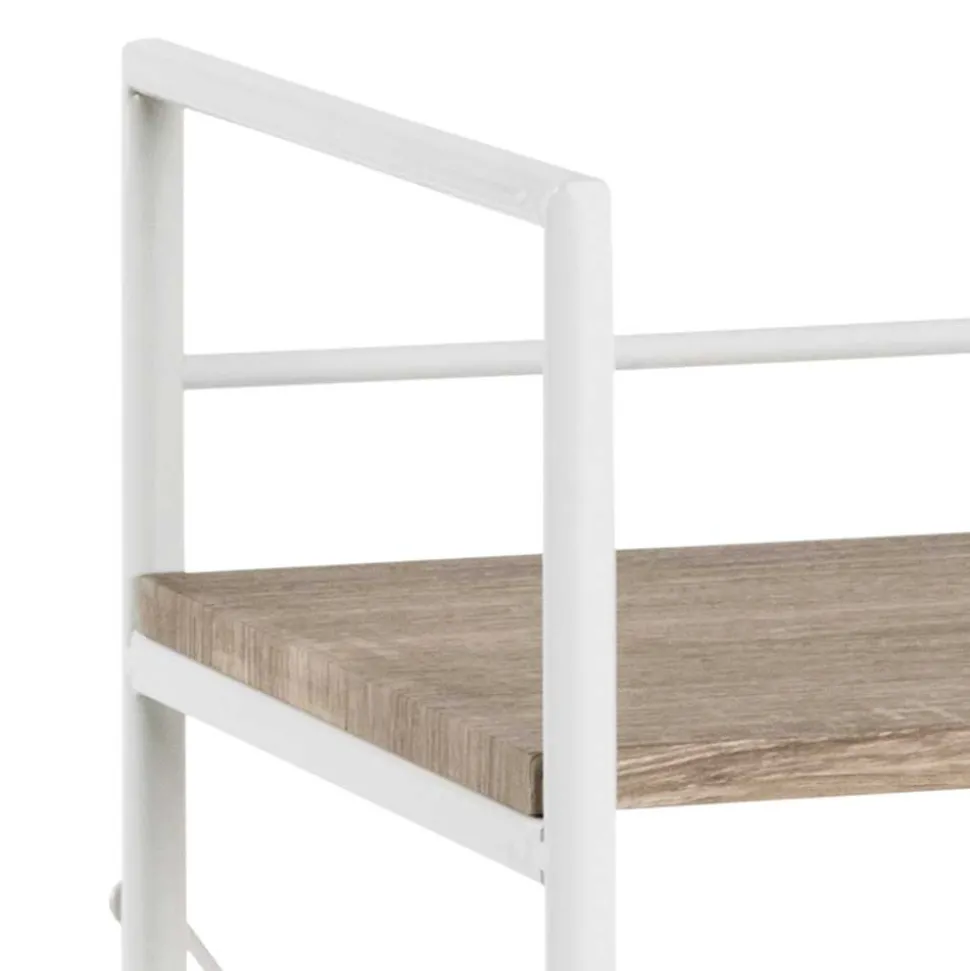 34x96x27 Standregal in Eiche hell & Weiß - Cepters