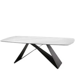 220x76x110 Tisch in Marmoroptik Keramikplatte - Vainy