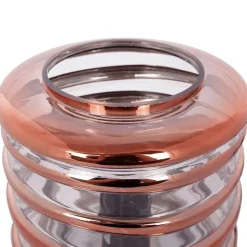 20x21x20 Tischleuchte in Kupfer & Klar - Mona