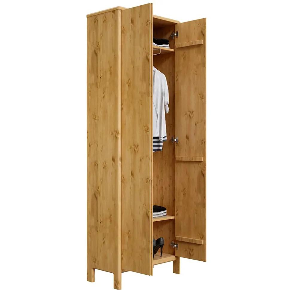 65x192x34 2-türiger Dielenschrank aus Kiefer - Etvina