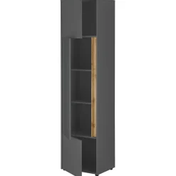 50x200x40 3-türiger Schrank in Anthrazit - Ahilav