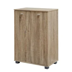 60x90x35 2-türiger Schuhschrank in Sonoma-Eiche - Trendenca