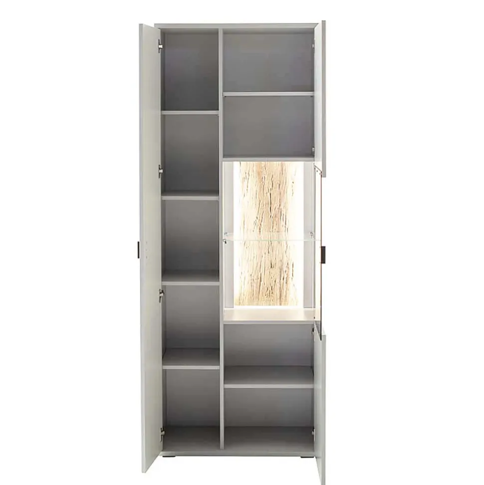 75x199x37 2-türiger Wohnzimmerschrank modern - Apulco