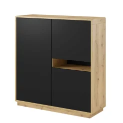 122x126x40 2-türiges Highboard mit Fach - Ilunas