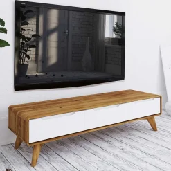 134x33x40 TV Element mit drei Schubladen - Diesta