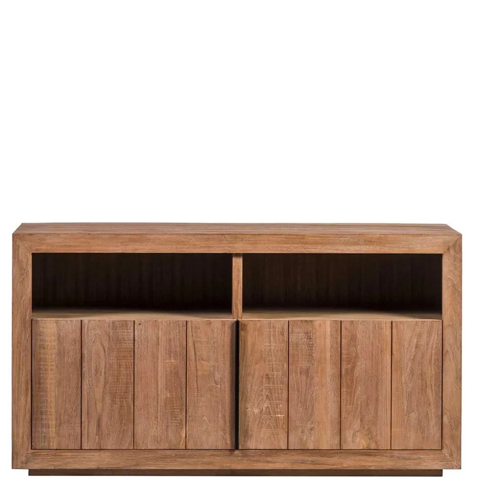 138x75x50 TV Kommode aus Teak Massivholz - Myons