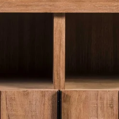 138x75x50 TV Kommode aus Teak Massivholz - Myons