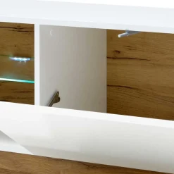 188x46x40 TV Lowboard mit 2 Klappen - Myrda