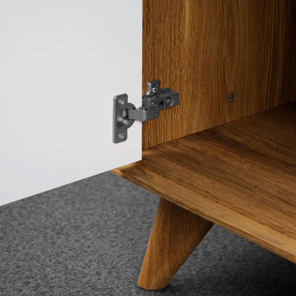 134x48x40 TV Schrank mit Türen & Fächern - Diesta