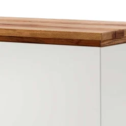 202x54x40 TV Unterschrank in Weiß & Asteiche - Vangels