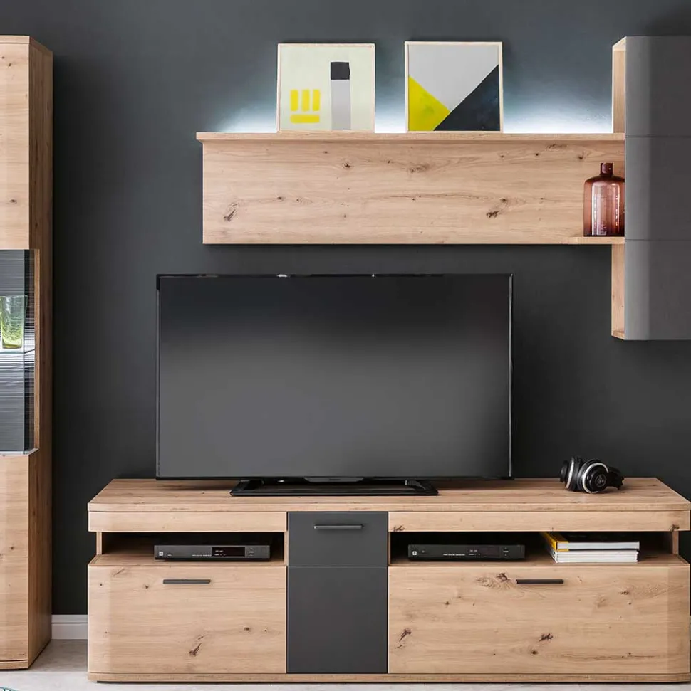 180x55x50 TV Unterschrank zweifarbig - Vecenda