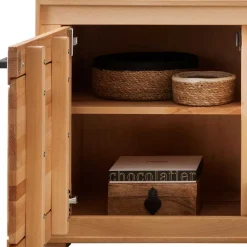 130x62x46 TV-Board aus Kernbuche Massivholz - Sarosca