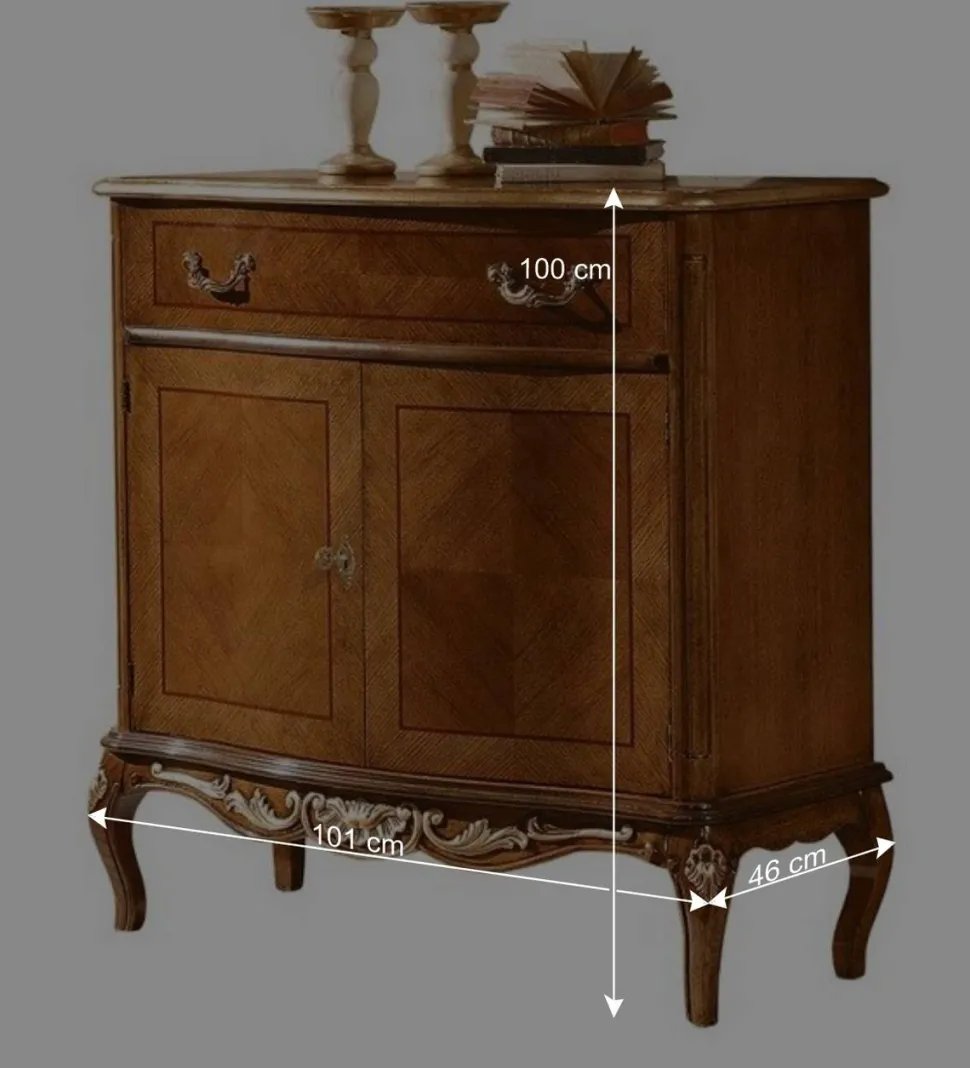 101x100x46 Vertiko im Italienischen Stil - Aciara