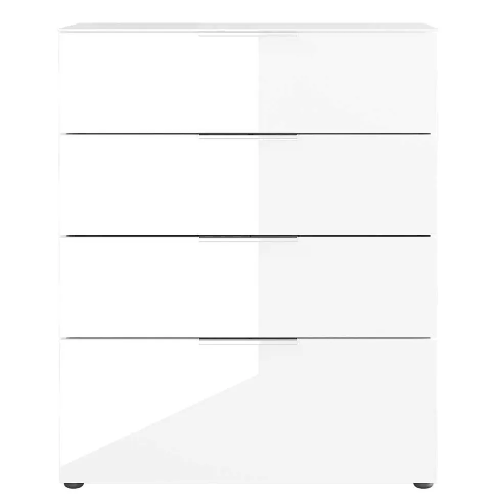 83x101x42 Vier-Schubladen-Kommode in Weiß - Thima