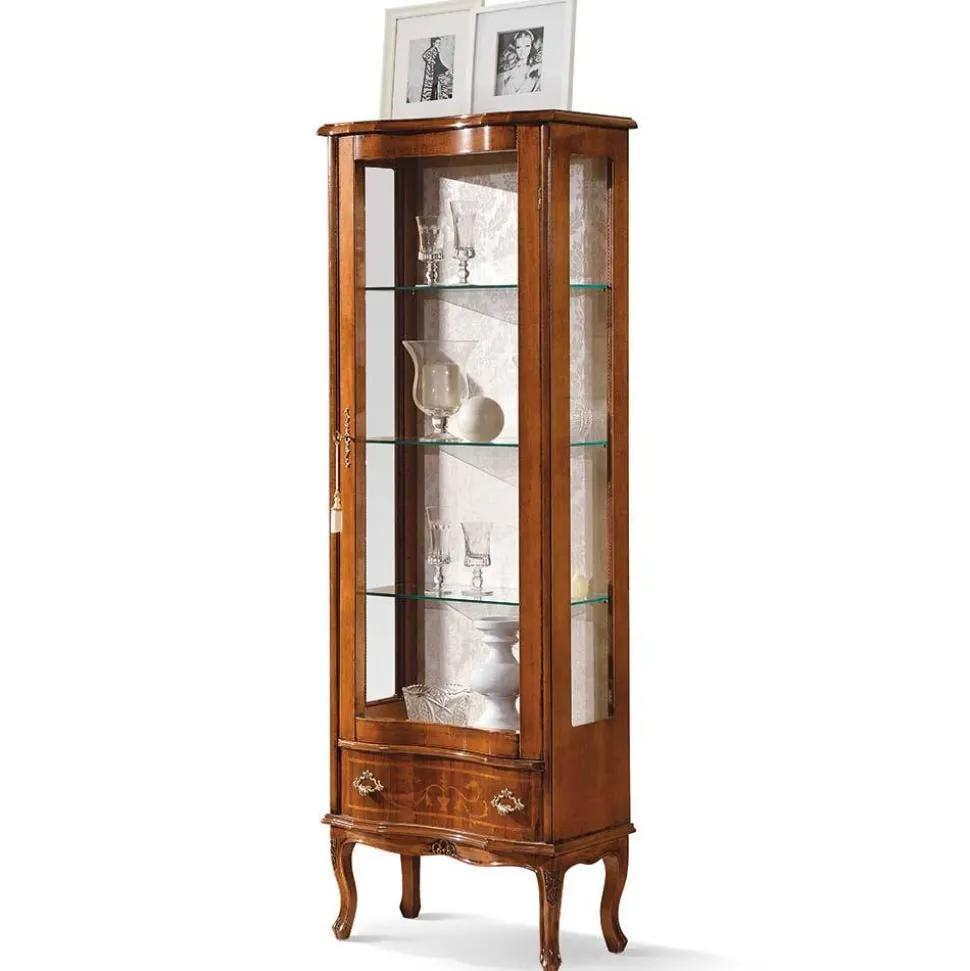 31x175x60 Vitrinenschrank im Italienischem Stil - Venerdina