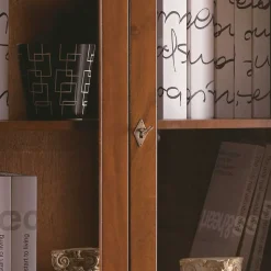 94x179x38 Vitrinenschrank im klassischen Stil - Lemerzi