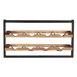 65x35x25 Wand Weinregal für acht Flaschen - Evradon