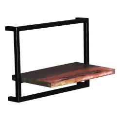 50x35x25 Wandboard aus Altholz mit Metallrahmen - Jamaica