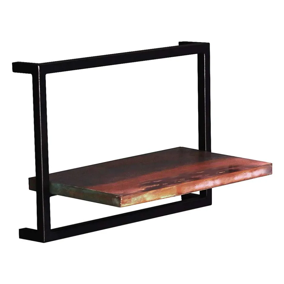 50x35x25 Wandboard aus Altholz mit Metallrahmen - Jamaica