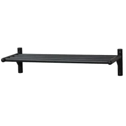 80x19x33 Wandboard für Schuhe in Schwarz - Evlinu