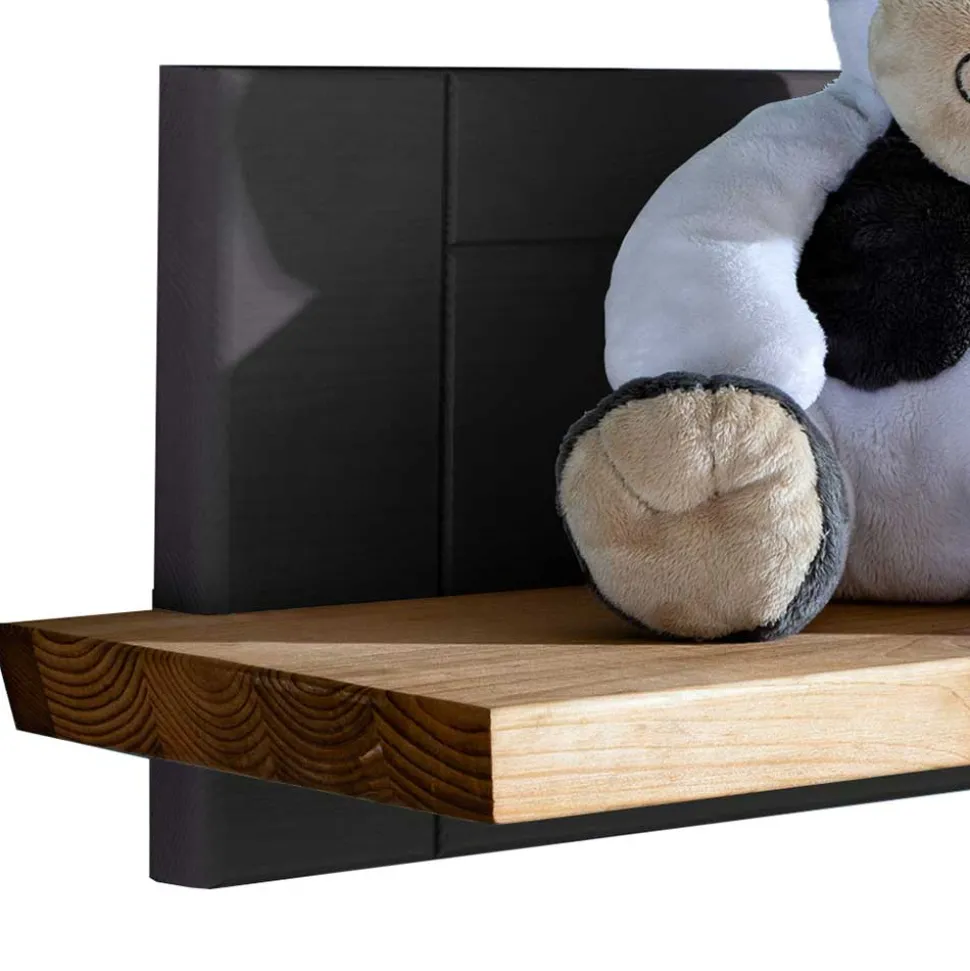 99x22x21 Wandboard in Grau & Eichefarben - Juwanna