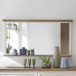 142x74x16 Wandspiegel mit Landhaus Design - Sinolita