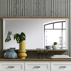 142x74x16 Wandspiegel mit Landhaus Design - Sinolita