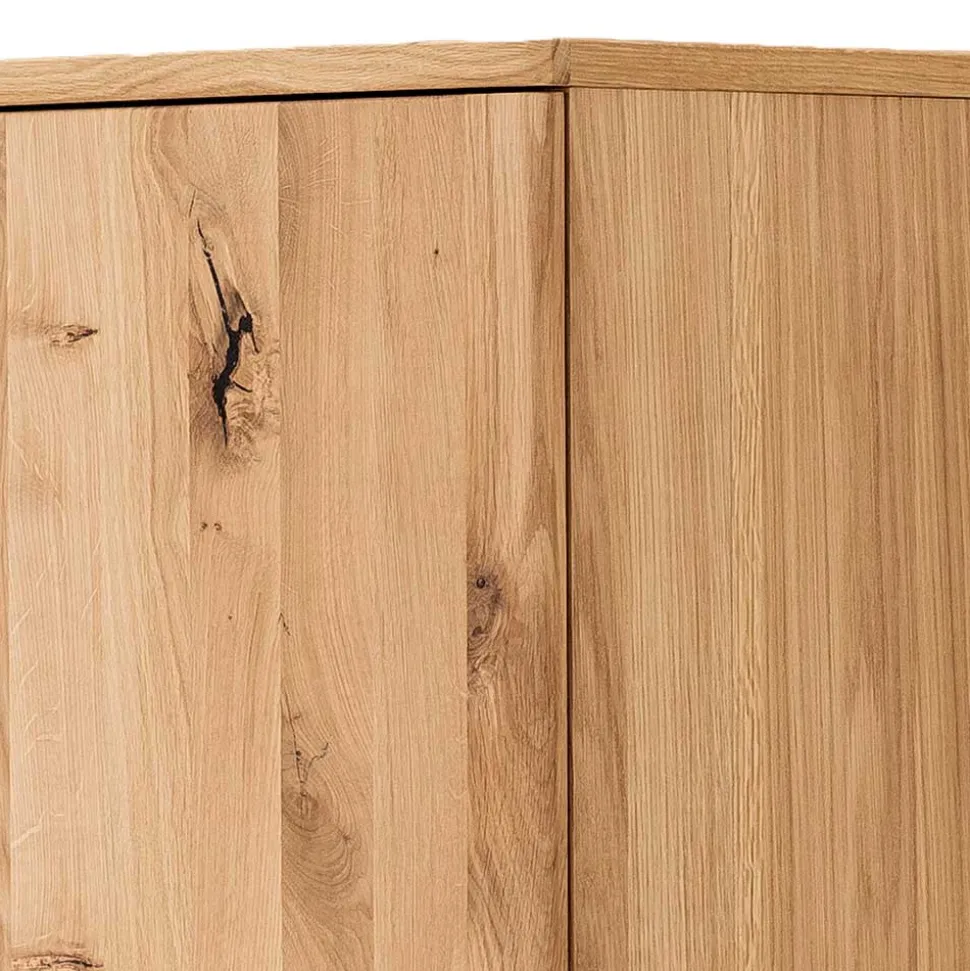 45x149x37 Wandvitrine in Eiche Bianco - Crupean