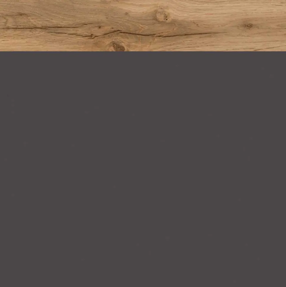 100x54x48 Waschtisch Konsole in Grau & Wildeiche - Noricas