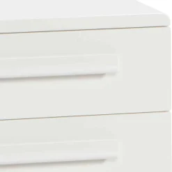 48x57x43 Weiße Nachtkommode aus Buche - Paniera