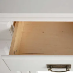 180x84x40 Weißes Sideboard - Landhaus modern - Akbelev